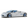 9" White Ford Gt90 Die Cast Replica Vehicle